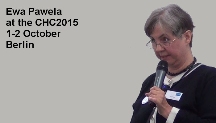 Ewa Pawela at the Covert Harassment Conference 2015, 1-2 October, Berlin